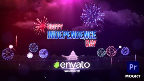 USA Independence Day Greetings MOGRT