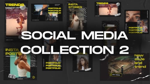 Grunge Social Media Collection 2