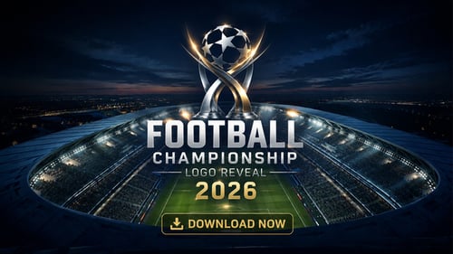Football Championship Logo Reveal