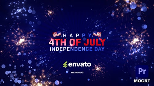 July 04th Wishes MOGRT