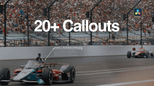 20+ Callouts V.1 - Davinci Resolve