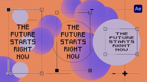Abstract Tech Typographic Intro