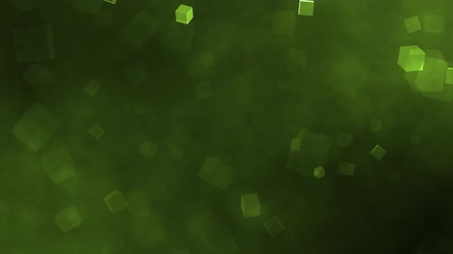 Defocused Colorful particles loopable bokeh background