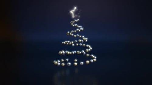 Abstract christmas tree