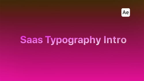 SaaS Typography Intro