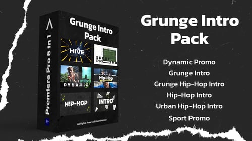 Big Grunge Intro Pack Mogrt