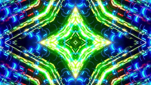 Abstract looping animated background. Motion Graphics Pattern. VJ style