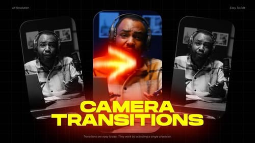 Camera Movement Transitions | Vertical MOGRT