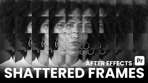 Shattered Frames For Premiere Pro