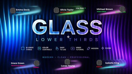 Glass Lower Thirds