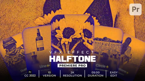 Halftone Cinematic Style