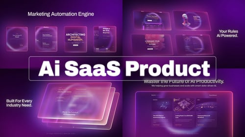 Ai Tech SaaS Produktwerbung