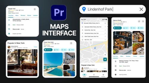 Map UI Animation