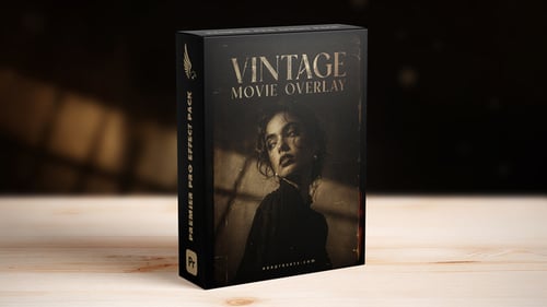 Vintage Movie Overlay Effect for Premiere Pro 4K