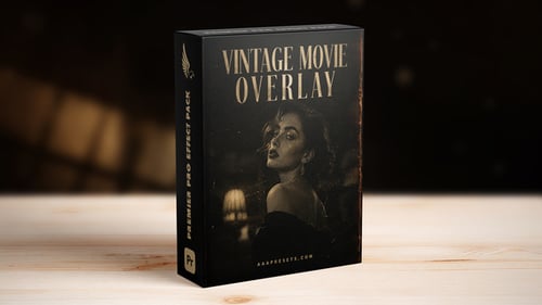 Vintage Film Dust & Scratch Overlay Effect for Premiere Pro FHD Only