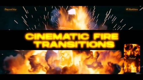 Fire Transitions Pack - Vertical & Horizontal Formats
