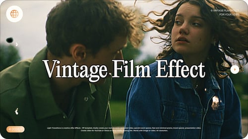 Effet de film vintage