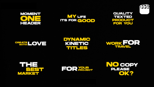 Kinetic Typography