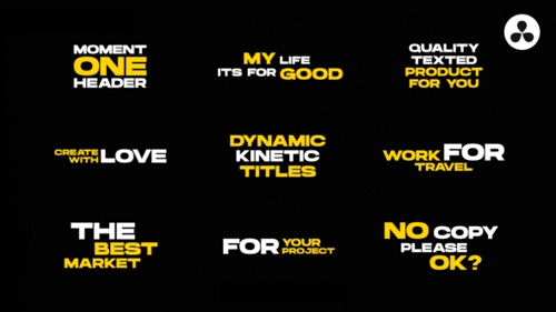 Kinetic Typography