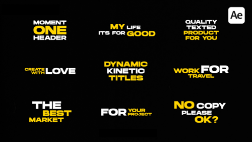 Kinetic Typography