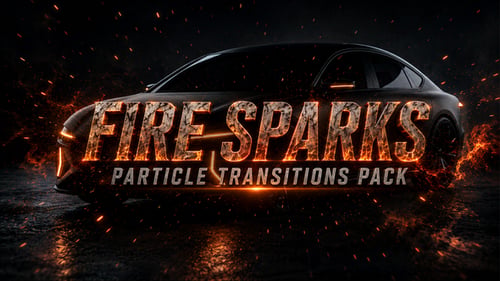 Fire Sparks Particle Transitions Pack MOGRT