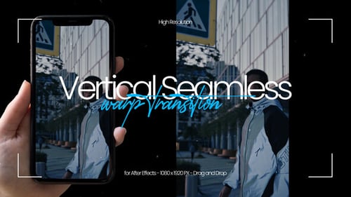 Vertical Seamless Warp Transition for After Effects