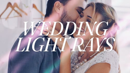 Übergänge zwischen Lichtstrahlen und Hochzeiten