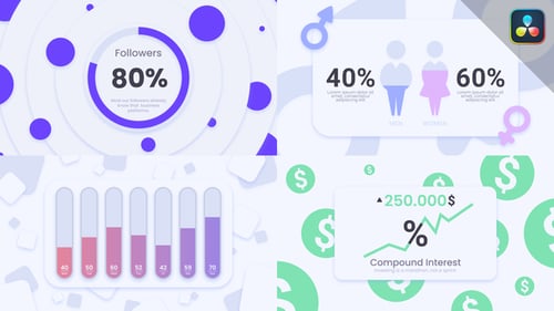 Infographic Data Visualization | DaVinci Resolve