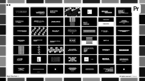 Dynamic Animated Text Titles with Modern Kinetic Typography