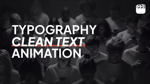 Dynamic Elastic Text Animation with Glitch Effects