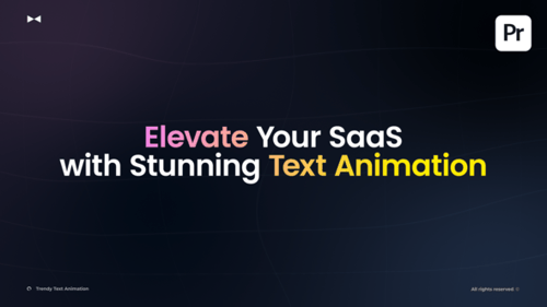 Animación de texto Saas