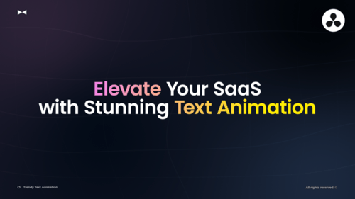 Saas Text Animation