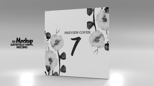 3D Gatefold LP Vinyl Cover