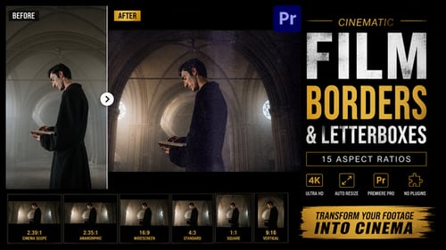 Filmmusik Filmränder//Film Look Toolkit für Premiere Pro