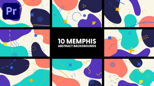 Memphis Abstract Backgrounds