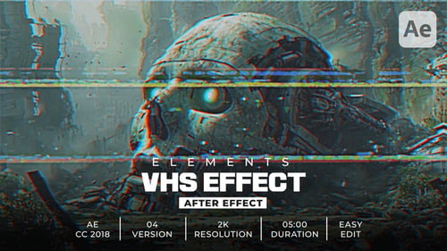 Retro VHS Glitch Effects and Analog Tape Texture Overlays