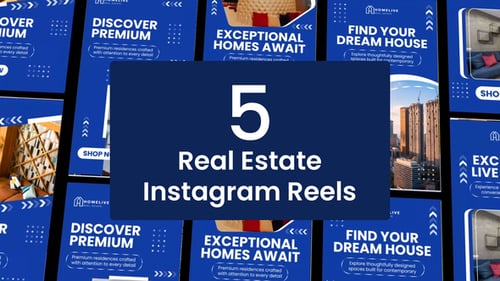 Luxury Real Estate Instagram Reels MOGRT