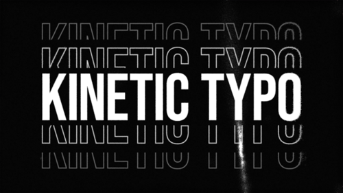 Kinetic Typography