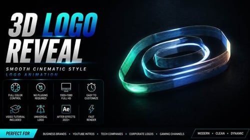 3d Stroke Logo Reveal