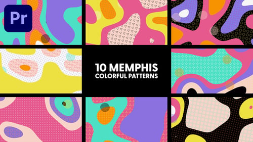 Colorful Memphis Patterns
