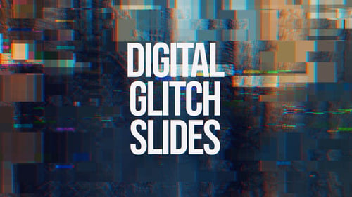 Digitale Glitch-Folien