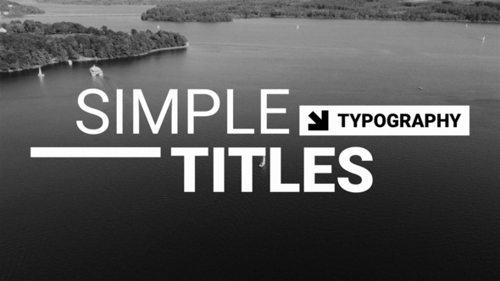 Typography Titles