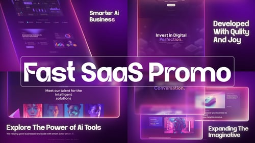 Fast SaaS Product Promo - Ai Website Intro