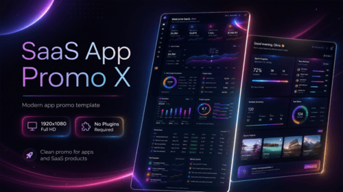 Elegant SaaS App Promo for Modern Digital Interfaces