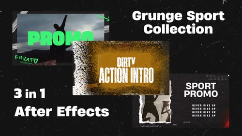 Grunge Sport Promo Collection 3 in 1