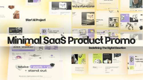Minimal SaaS Product Promo - Ai Website Promo