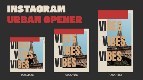 Retro Urban Opener with Textured Film Frames and Bold Typography