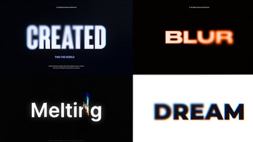 Blur Text Effects