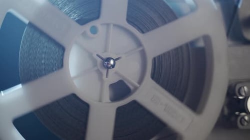 Film Reel Rotating