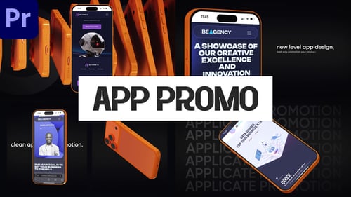 Fast App Promo MOGRT || Mobile Mockup